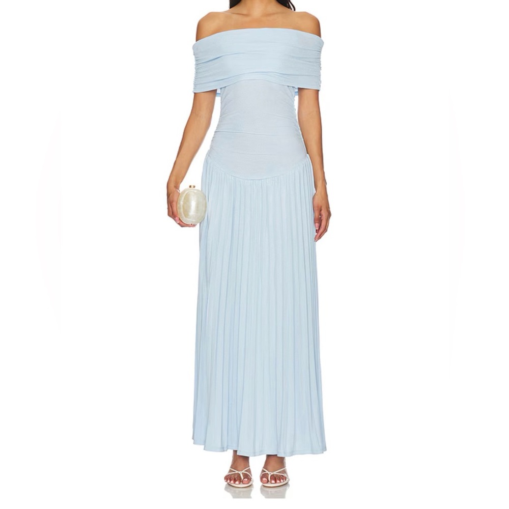 Lioness Strapless Light Blue Dress